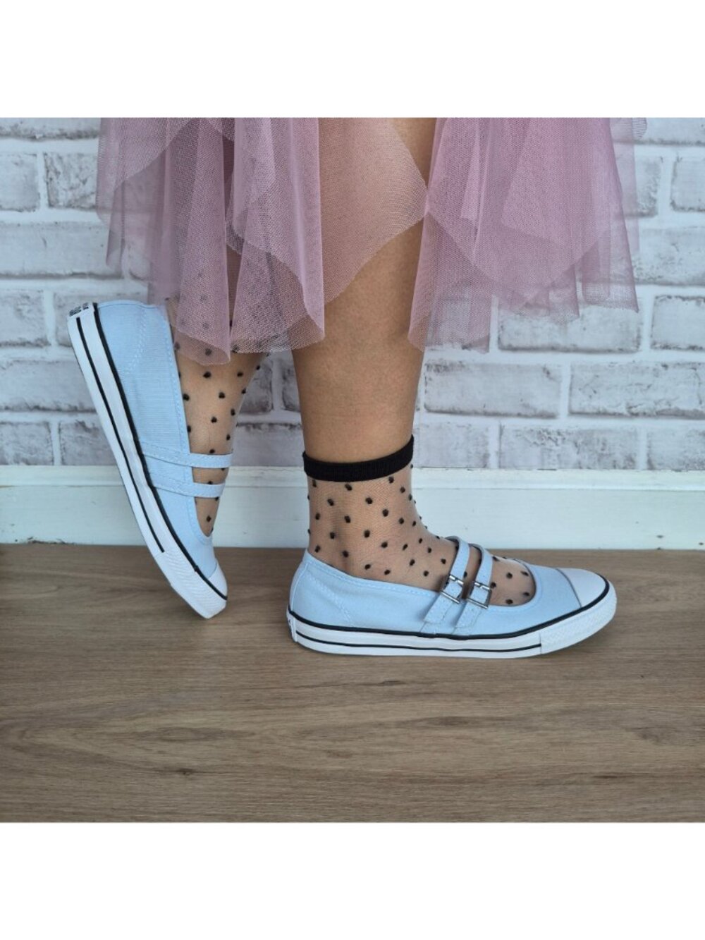 ⭐Converse Chuck Taylor Dainty Mary Jane Canvas Sz 10 Women's Shoes Blue A13799F - Picture 2 of 10